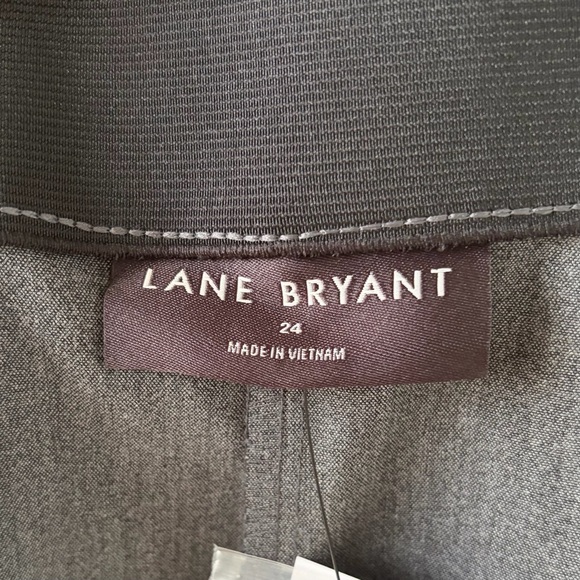 •Lane Bryant• NWT Gray High Rise Wide Leg Pants - Size 24 - Picture 2 of 9